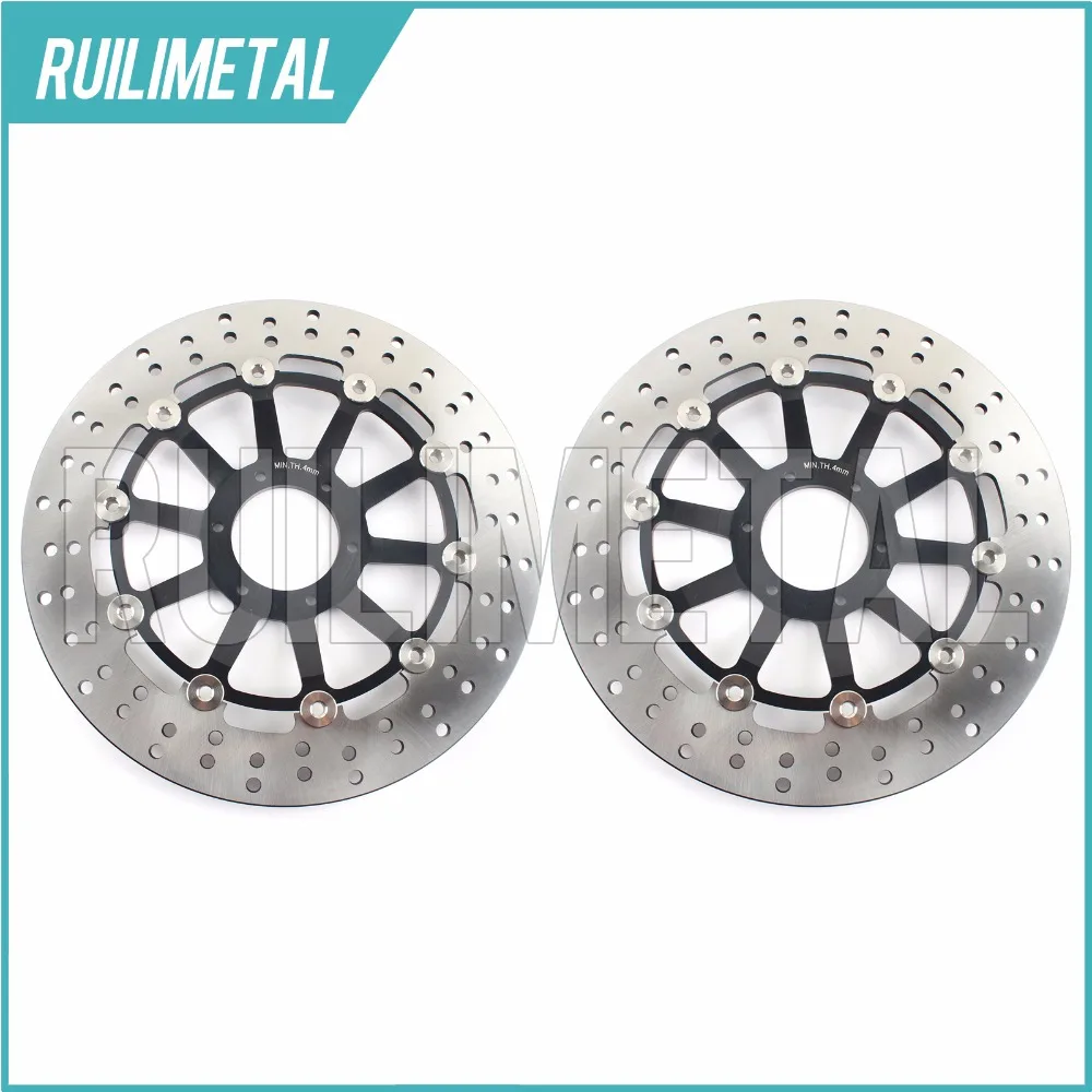 Front Brake Discs Disks Rotors for HONDA VFR 800 F Fi interceptor ABS