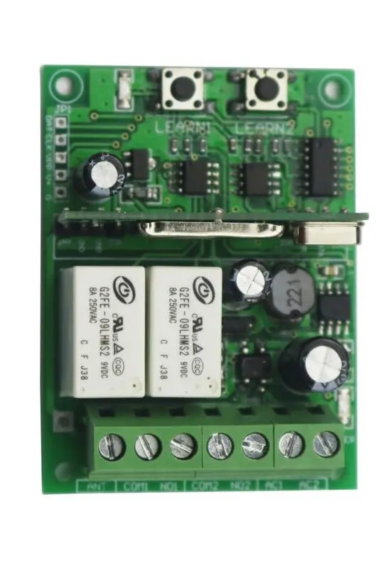 Новый DC12V 24V 36V 48V 2CH 10A радио Управление RF Беспроводной кнопочный пульт