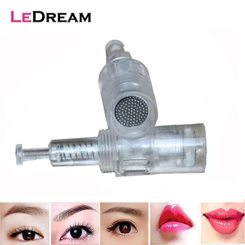 

10pcs/lot Screw Bayonet Port Tattoo Round Nano Pin Needles Cartridge Coupling For Microneedle Derma Pen Tip Nutrition Input