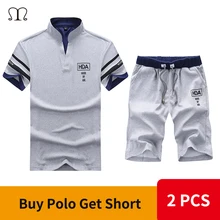 Мужская рубашка поло, полосатая рубашка с коротким рукавом, шорты, мужская спортивная одежда, спортивный костюм, брендовая одежда, повседневная мужская рубашка поло, спортивный костюм 4XL