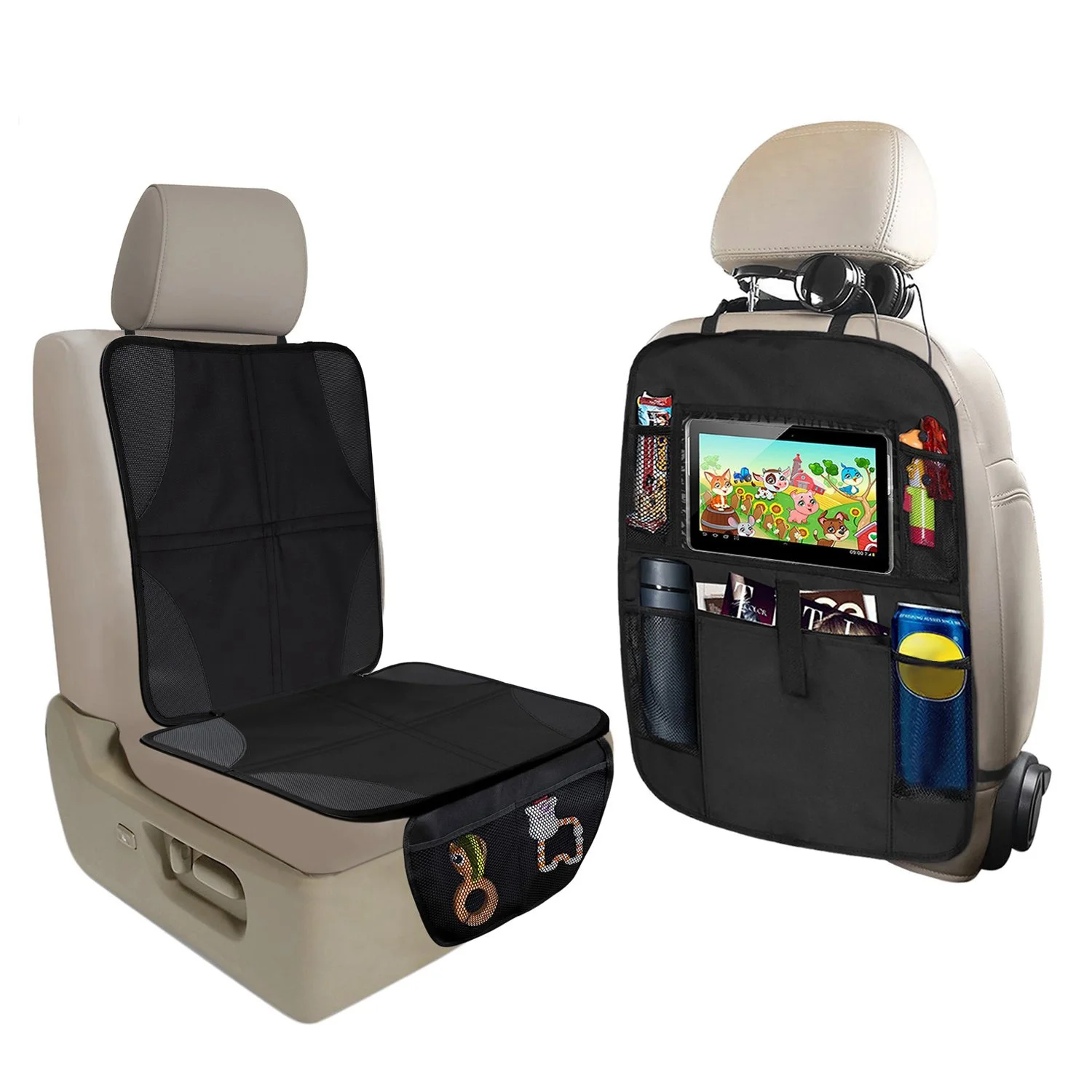 Popular Car Waterproof Back Seat Protector Cover Kids Kick Keep Clean Tidy