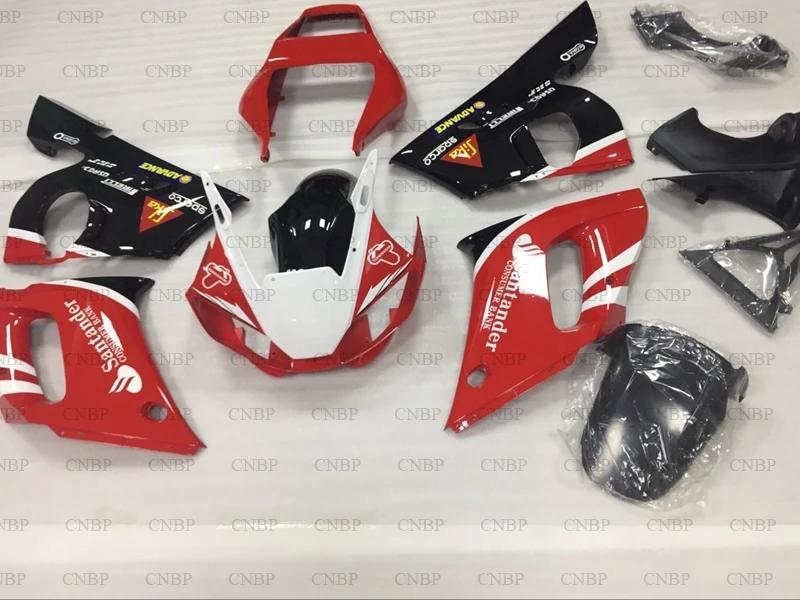 

for YAMAHA YZFR6 1999 Abs Fairing YZF600 R6 1998 - 2002 Black Red Fairing Kits YZF600 R6 1998 Abs Fairing