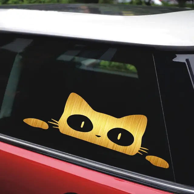 Online Shop Rylybons Kucing Lucu Stiker Mobil Lucu Gaya Dekorasi