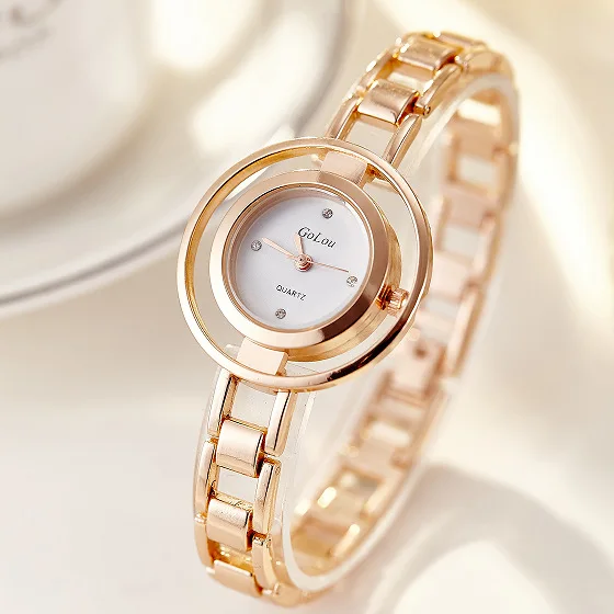 

JW Luxury Brand Gold Watch Women's Stainless Steel Quartz Watch Women Crystal Jewelry Bracelet Wrist Watches Clock Reloj Mujer