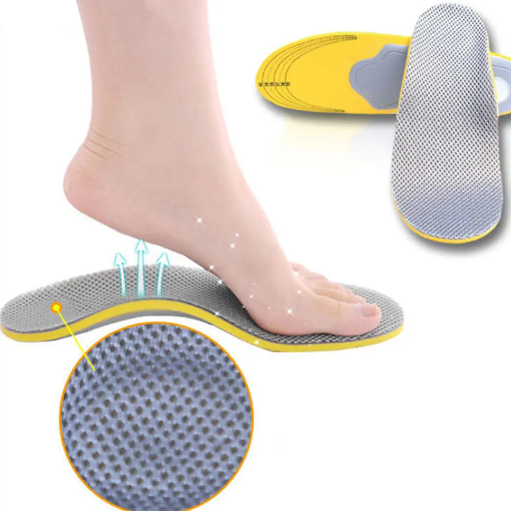 Memory Foam Unisex Orthopaedic Shoe Insoles Pads Trainer Foot Feet Comfort Heel