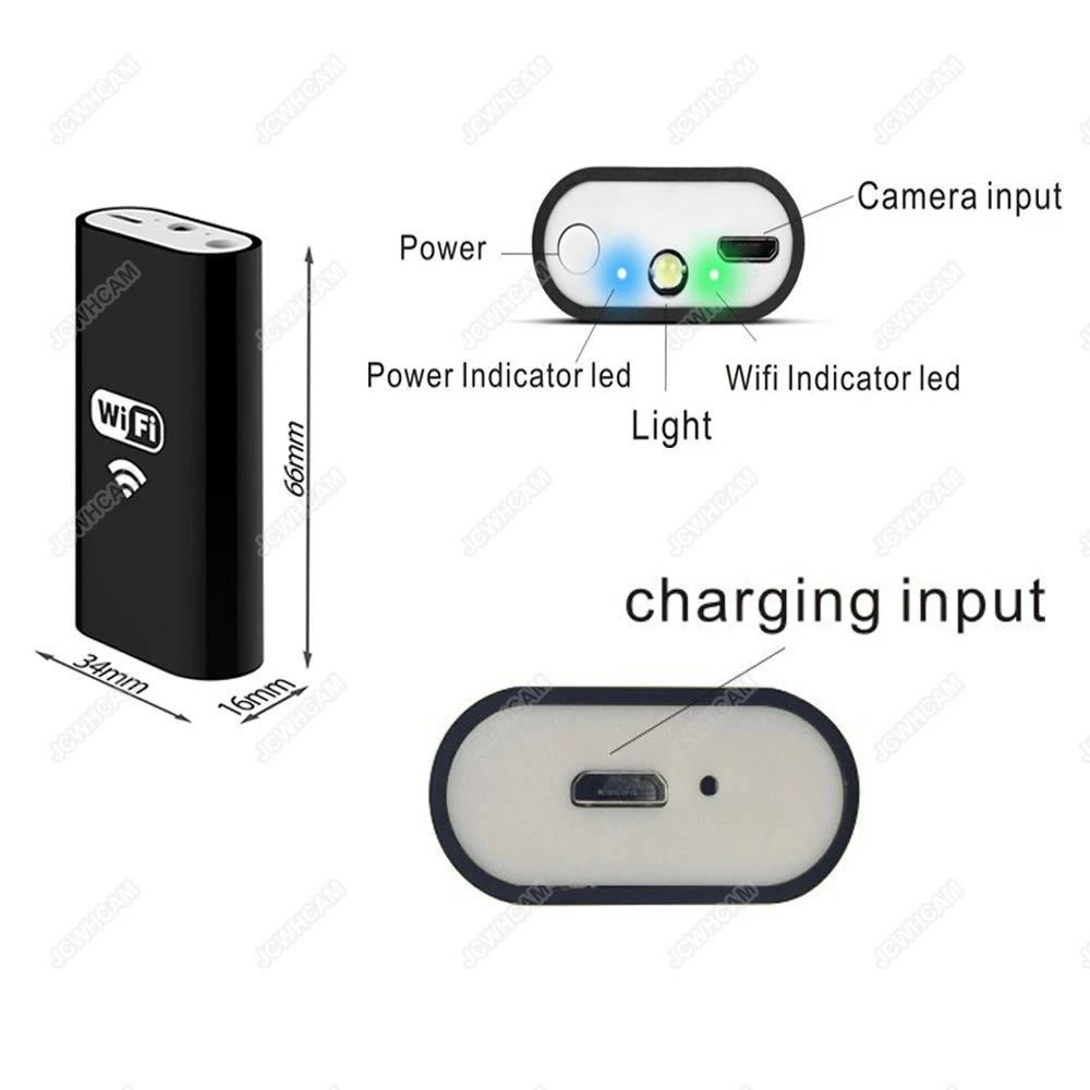 720P Wifi эндоскоп камера 8 мм 1 м 2 3 5 Водонепроницаемый Android iOS смартфон Труба Wi fi мини