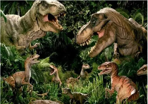 

Jurassic Dinosaur Park Theme SILK POSTER Decorative painting 24x36inch