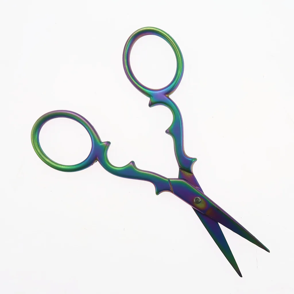 2pcs Vintage Butterfly/Gourd Embroidery Sewing Shears Cross Stitch Scissors
