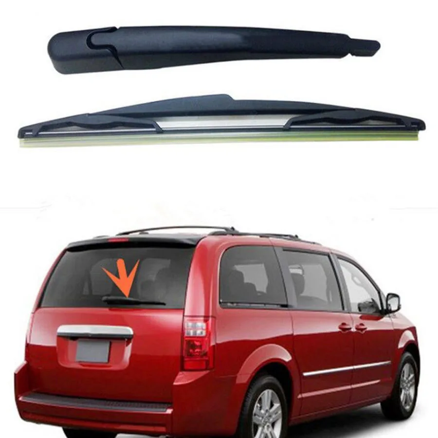 Car Rear Window Screen Rain Wiper Arm With Blade Cover