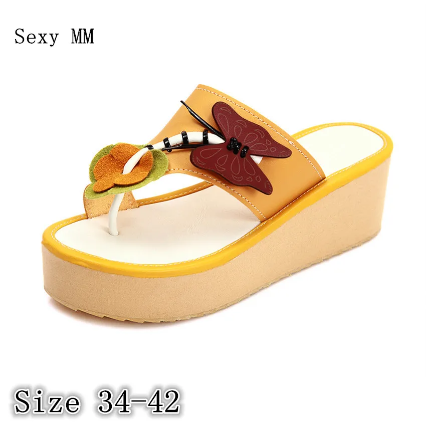 

Women Platform High Heel Wedge Sandals Peep Toe Shoes Woman Summer High Heels Wedges Gladiator Sandals Plus Size 34 - 40 41 42