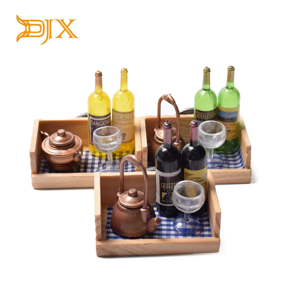 

1PC Mini Goblet Bottle Decoration For 1/10 Tamiya CC01 Axial SCX10 D90 D110 TF2 Traxxas TRX-4 RC Truck Car