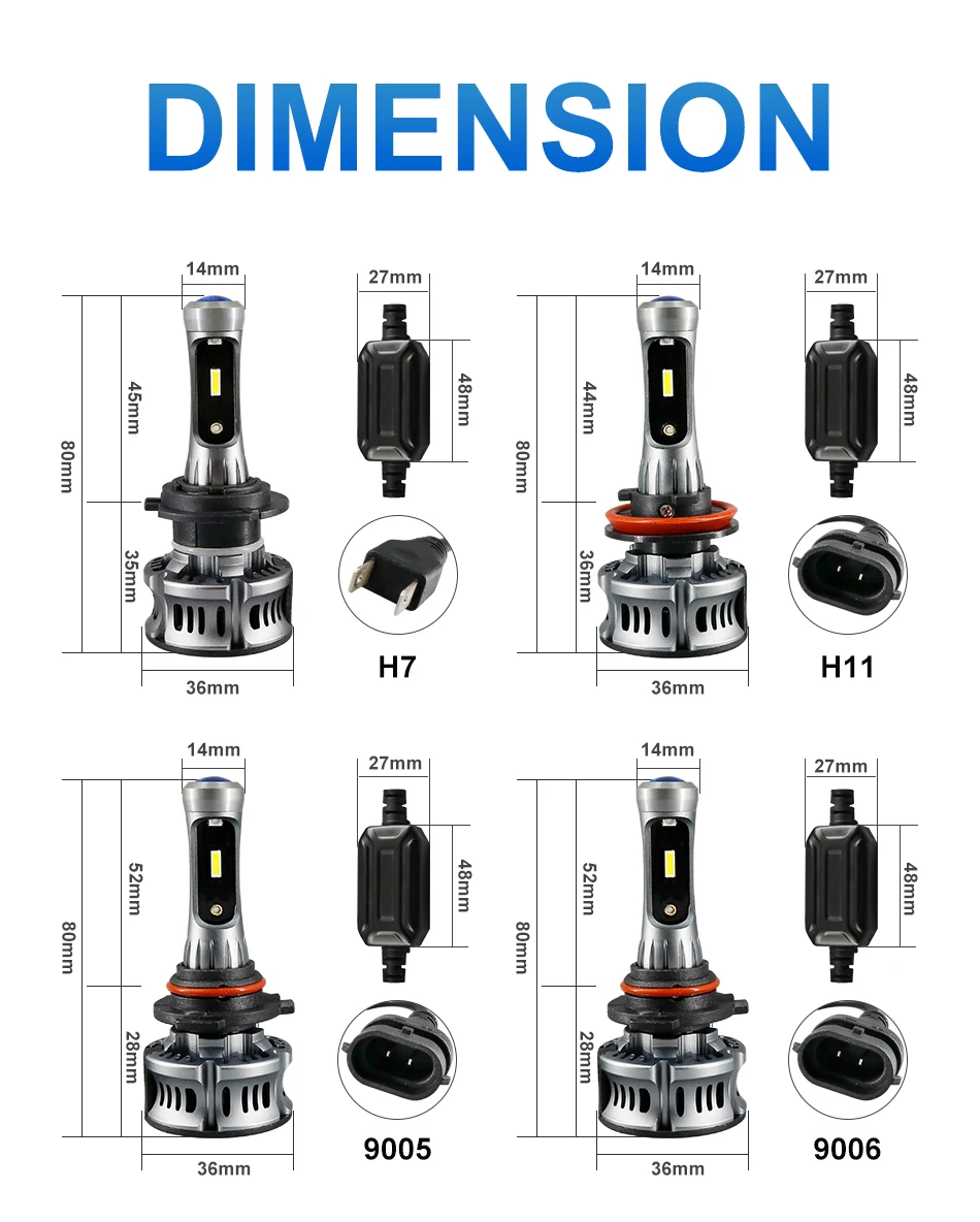 CARLitek фар автомобиля красные, синие дьявольские глаза H7 H11 9005 9006 H9 H8 HB3 HB4 Led-прожектор, светодиодная 6500K 10000LM светодиодная фара