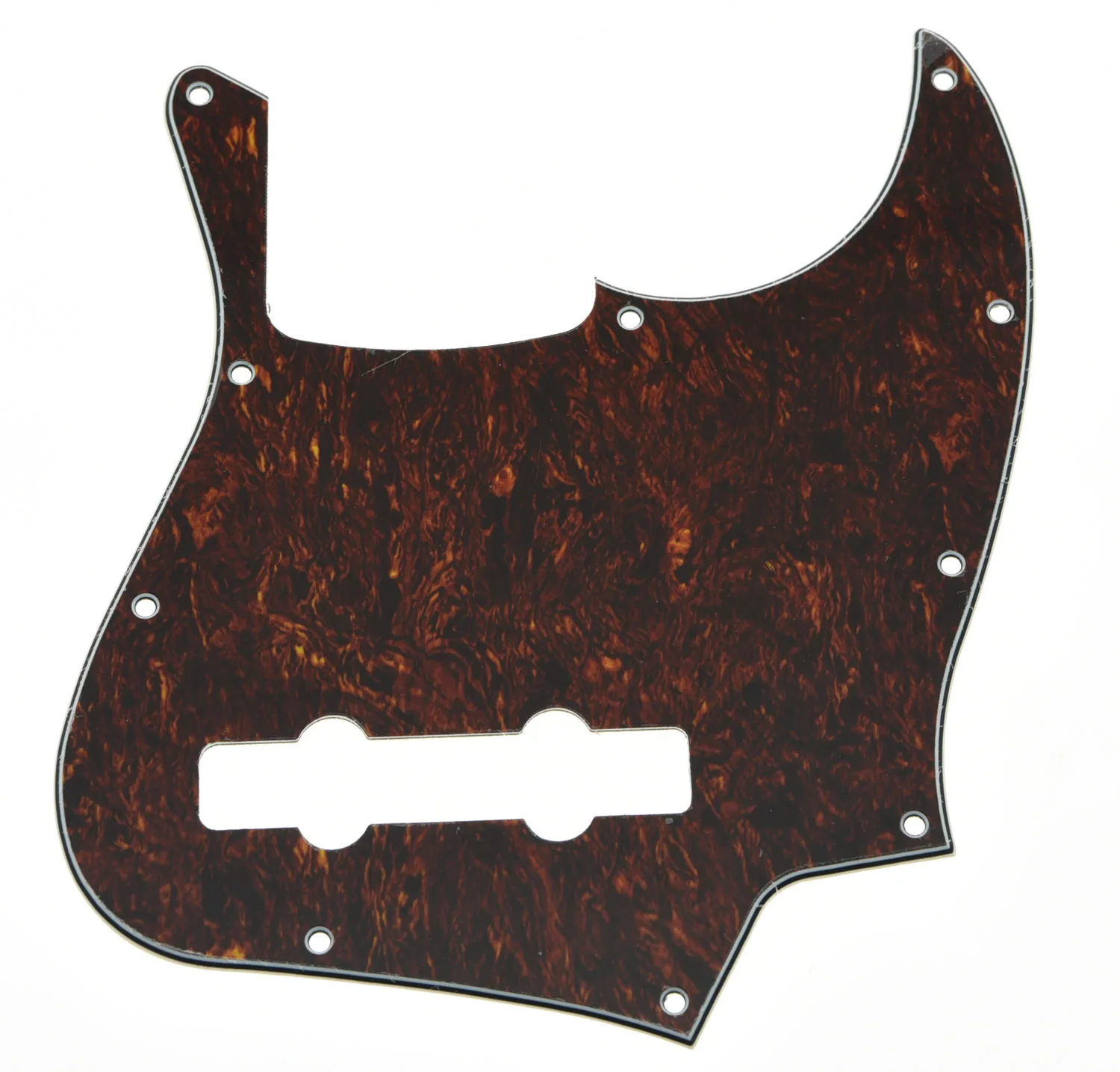 Спецификация США красный черный черепаха 5 струн Джаз J Bass Pickguard подходит для американского крыла