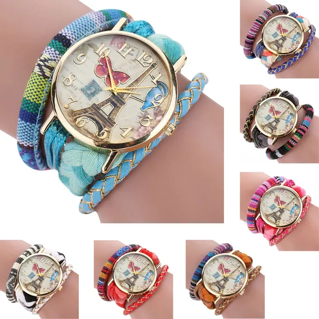 2017 New Leather Watch Women Casual The Sleek Stylish And Chic Knit Bracelet Wat 2017 New Leather Watch Women Casual The Sleek Stylish And Chic Knit Bracelet Wat