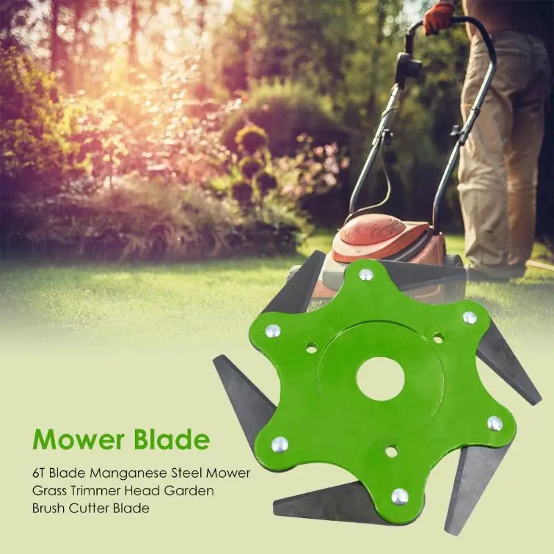 Blade Manganese Steel Mower Grass Trimmer Head Garden Brush Cutter Blade Garden Grass Trimmer Head For Lawn Mower 3 4 5 6T Blade Manganese Steel Mower Grass Trimmer Head Garden Brush Cutter Blade Garden Grass Trimmer Head For Lawn Mower 3 4 5 6T