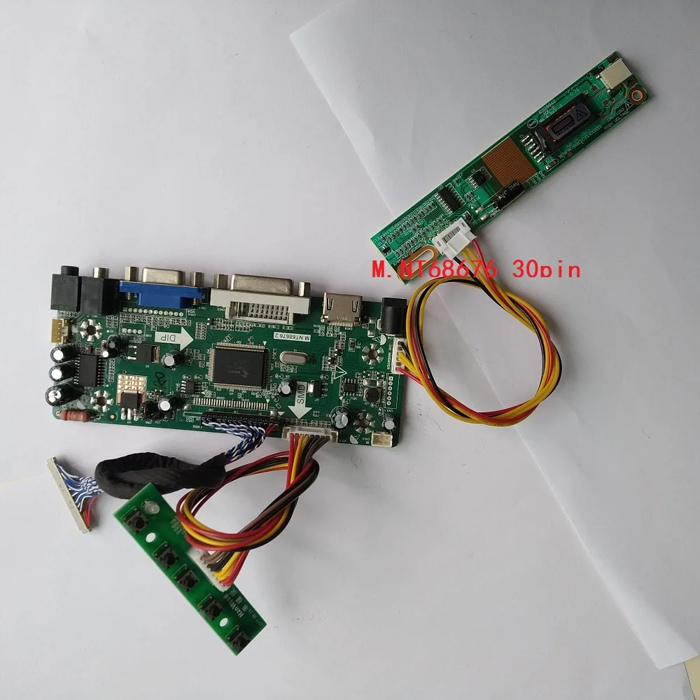 Для QD14TL02 Rev.01 lcd DVI VGA HDMI 1280X800 плата контроллера панель экрана 1 лампы монитор Комплект 30pin LVDS 14"