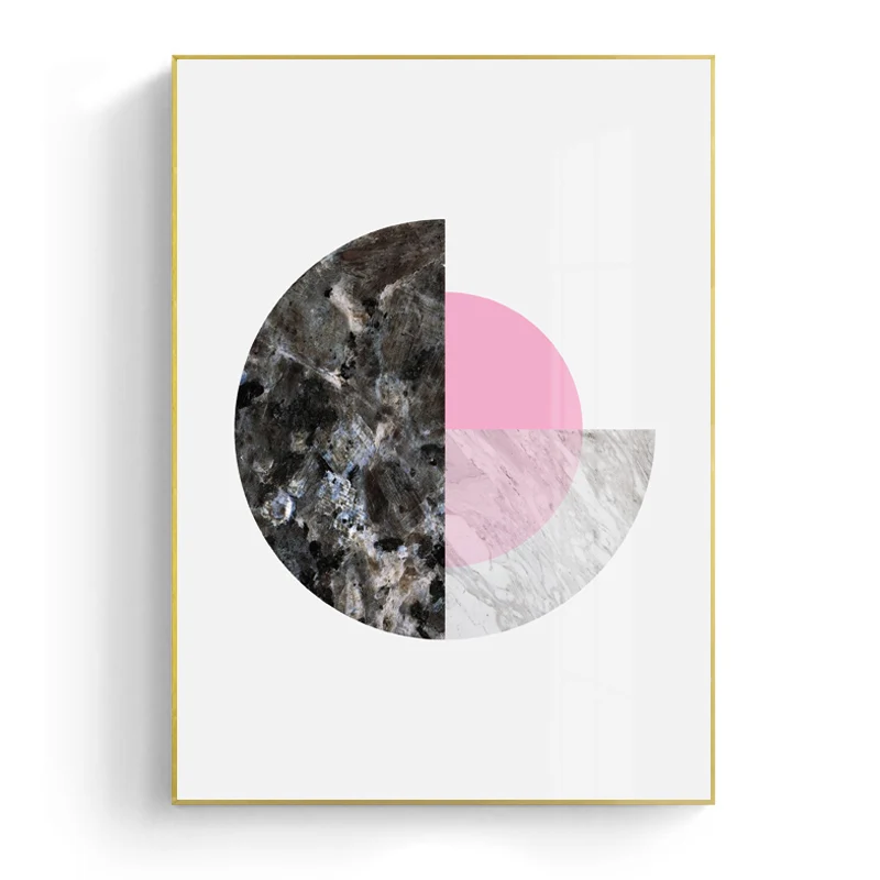 Scandinavian Geometric Canvas Poster Motivation Minimalist Nordic Style Wall Art Print Painting Decoration Picture Home Decor