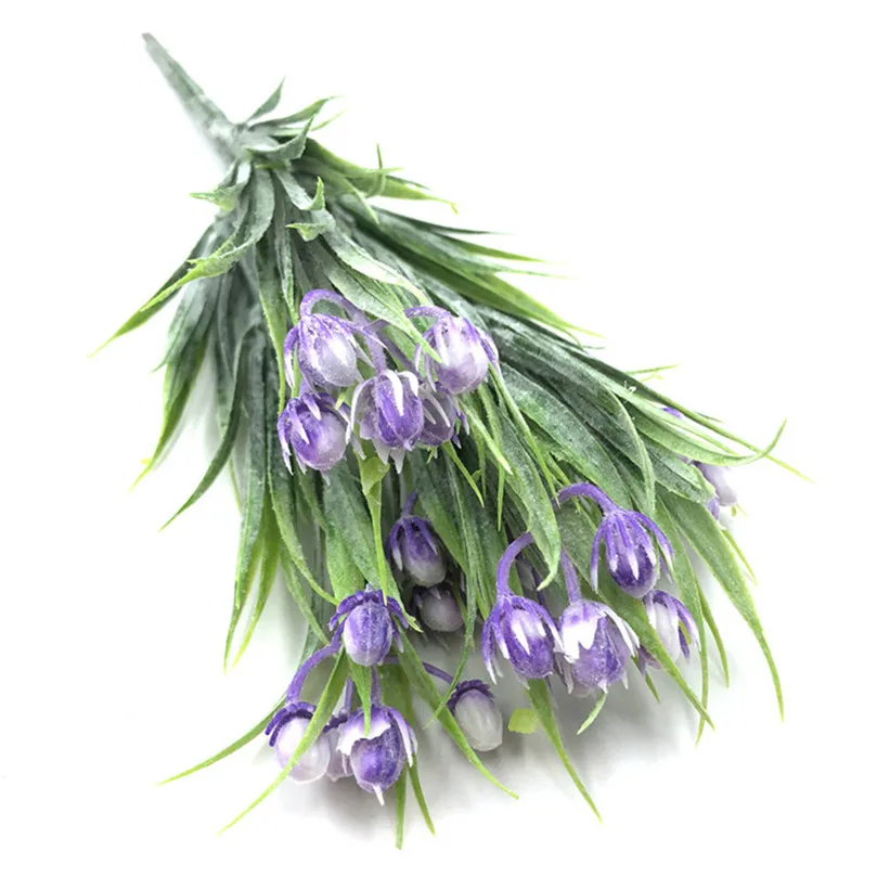 

Artificial Flowers Pine Grass Flower Wedding Party Decoration High Quality DIY Craft Scrapbook Fake Flowers @40