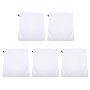 

10PCS Reusable Produce Bags Rope Mesh Vegetable Fruit Storage Pouch 30x35cm