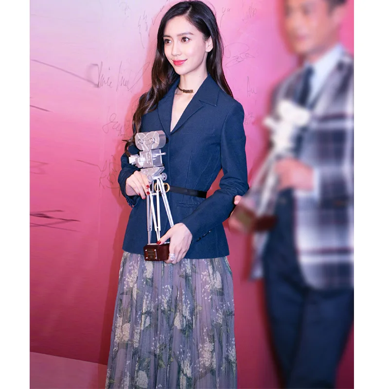 Yang Yingxing's New Spring Style English Suit Jacket 2019 Clothes Women