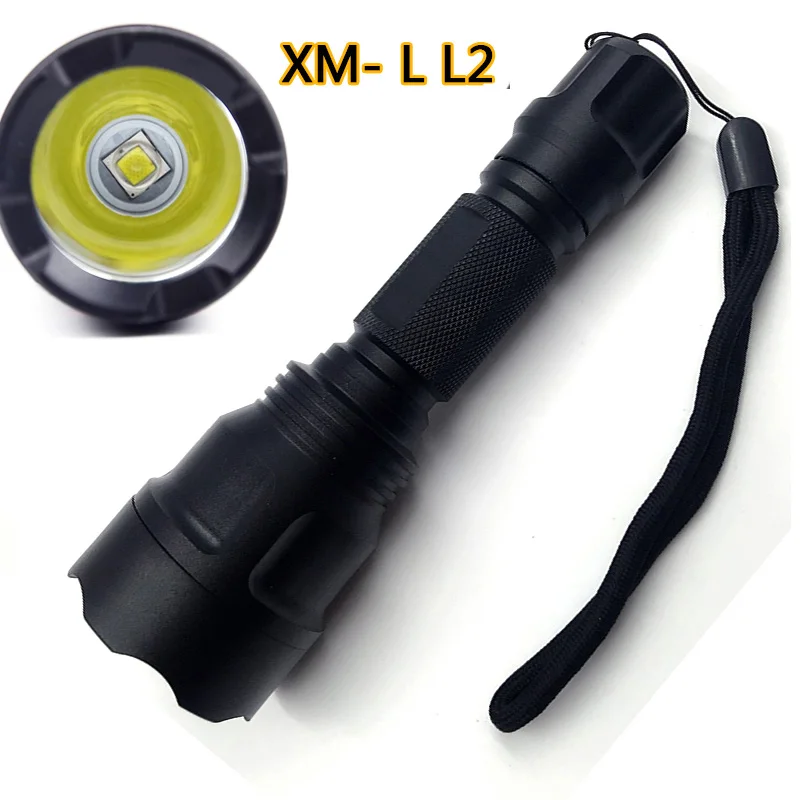 

Z10 5 Mode XM-L L2 LED C8 Flashlight High Power 5000 Lumen Torch Lamp Light Super Bright led light for Camping fishing