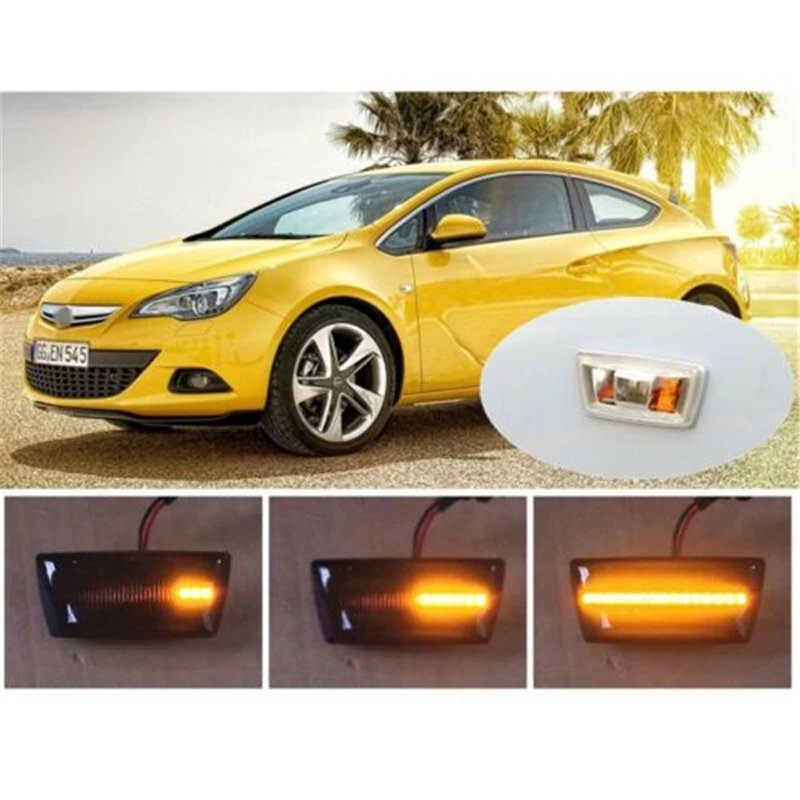 2x Vauxhall Astra mk5//h 18-led Frontal indicador Repetidor de señal de vuelta luz bombillas