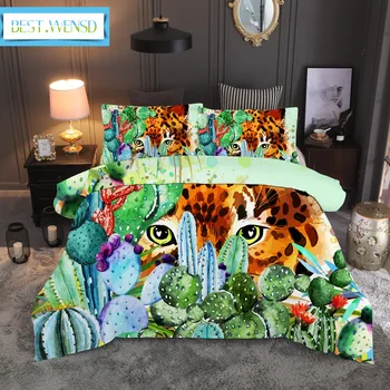 

BEST.WENSD Winter comforter bedding sets 3D printed children bedding set Duvet Covers Pillowcases 2pcs/3pcs Single Double Size