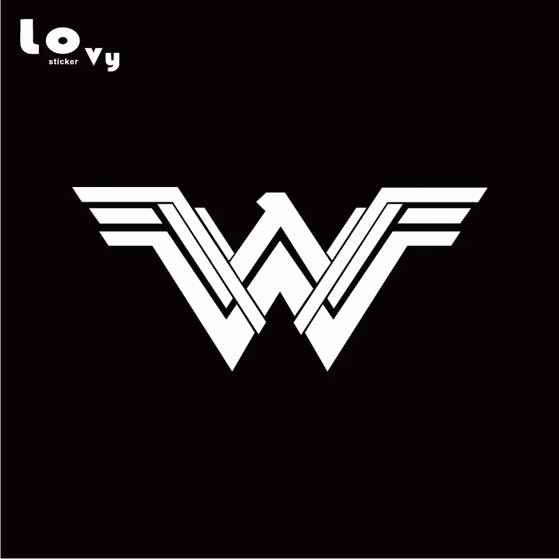 Wonder Woman Movie Symbol Vinyl Car Sticker Creative Superhero Car