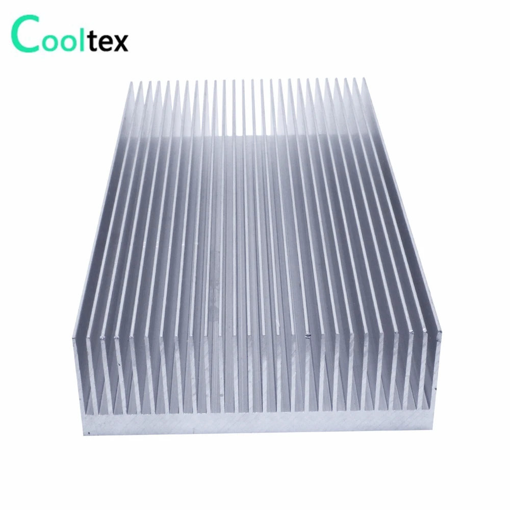 Radiador de Alumínio Dissipador de Calor para Amplificador Eletrônico de Led Extrusor Alta Potência Resfriamento 160x80x26.9mm - Imagem 3