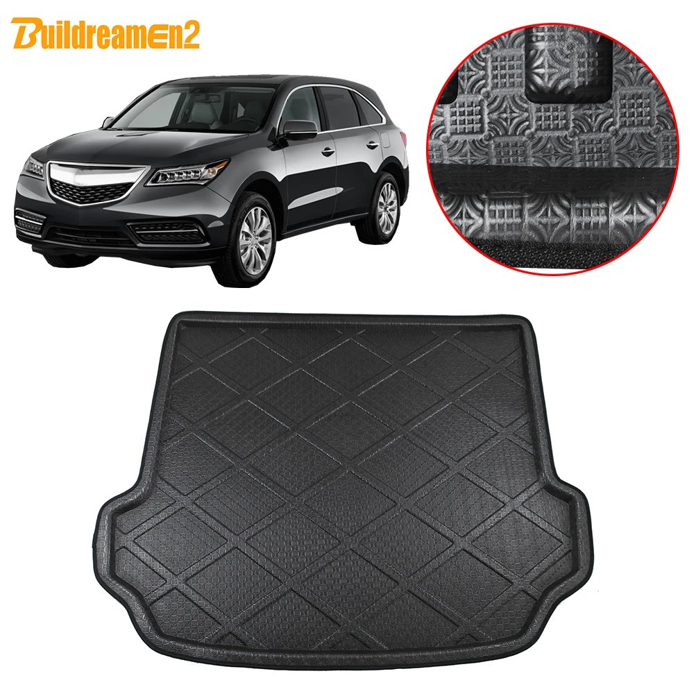 Buildreamen2 For Acura MDX 20072013 Car Rear Trunk Mat Pad Boot Tray