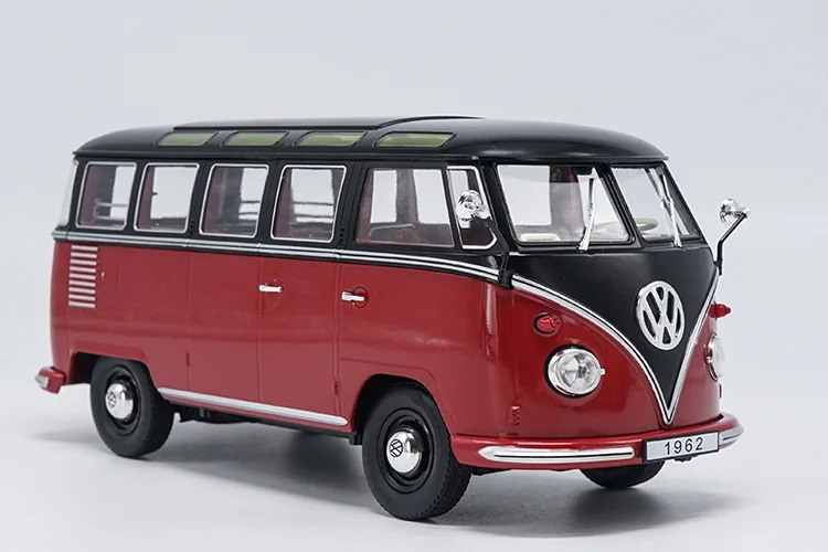 Винтаж 1:18 весы Volkswagen KK транспортер T1 Touring транзитный автобус 1962 литая машинка игрушка модель для коллекции украшения