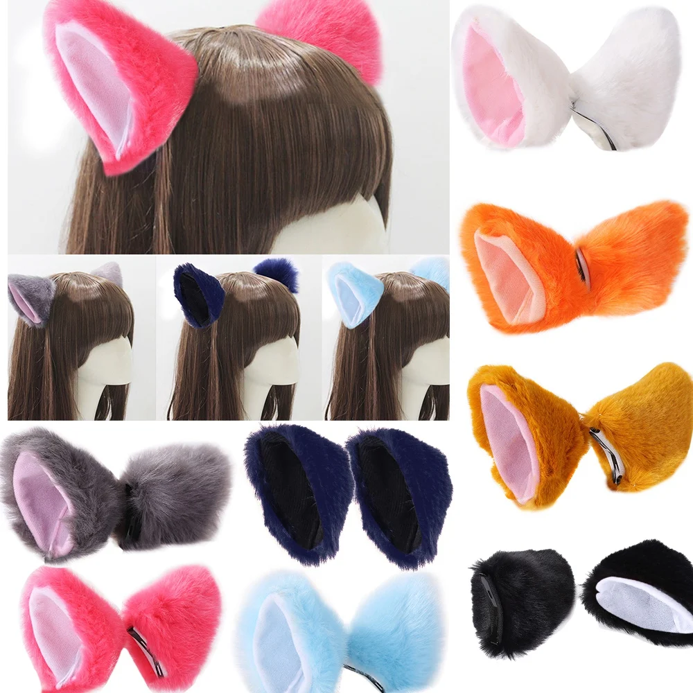 Buy 1 Pairs of Cat Ear Hairpins Women Girls Fashion