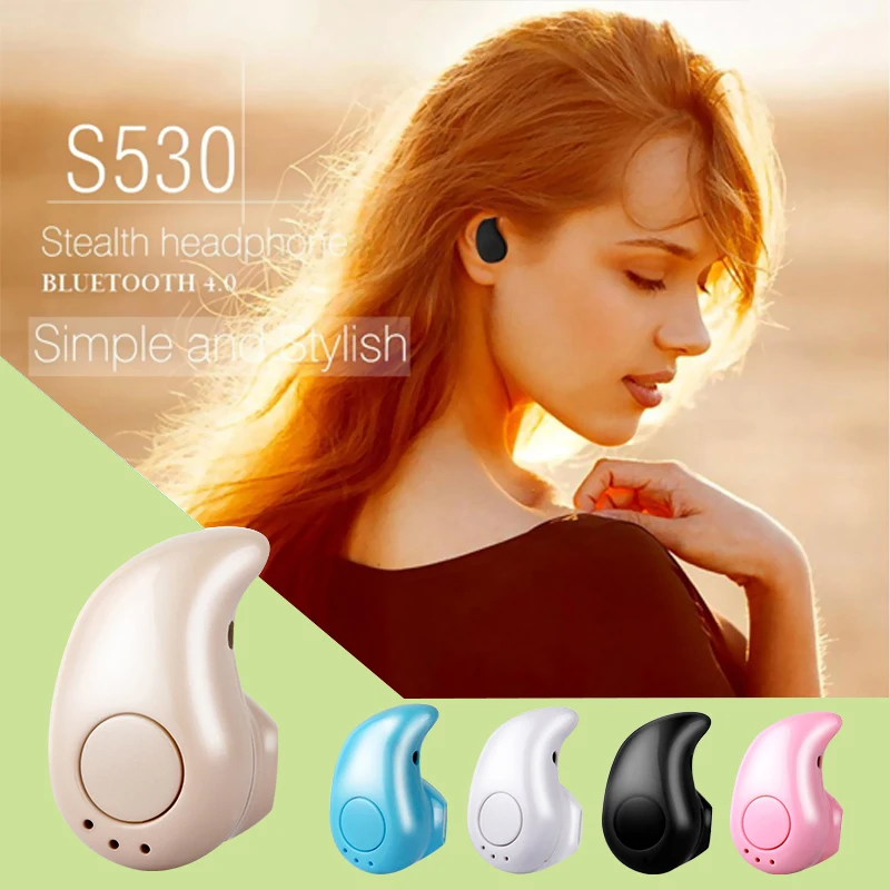 

S530 Mini Wireless Bluetooth Earphone Stereo Headset with Microphone Fone De Ouvido Universal Handsfree for iPhone Samsung