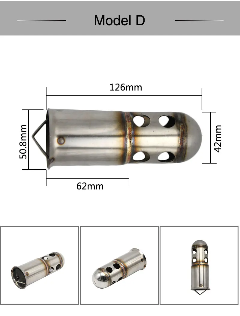 Sclmotos-мотоцикл выхлопной дБ убийца для Akrapovic глушитель катализатор дБ убийца глушитель шумоподавитель для внедорожного велосипеда