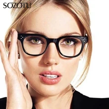 Оптические женские очки по рецепту компьютера прозрачные линзы очки оправа для женщин Oculos очки YQ397