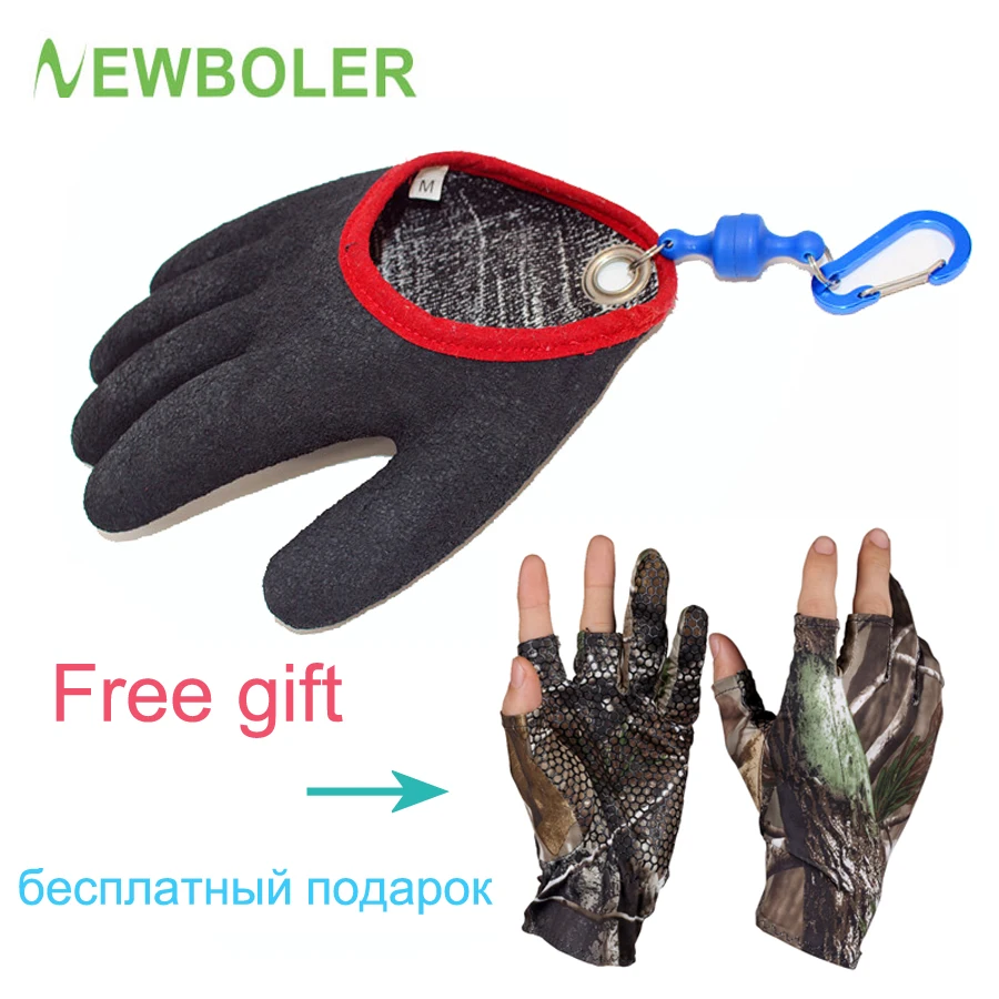 NEWBOLER Neoprene Fishing Gloves 1 Pcs Full Finger Waterproof Non slip