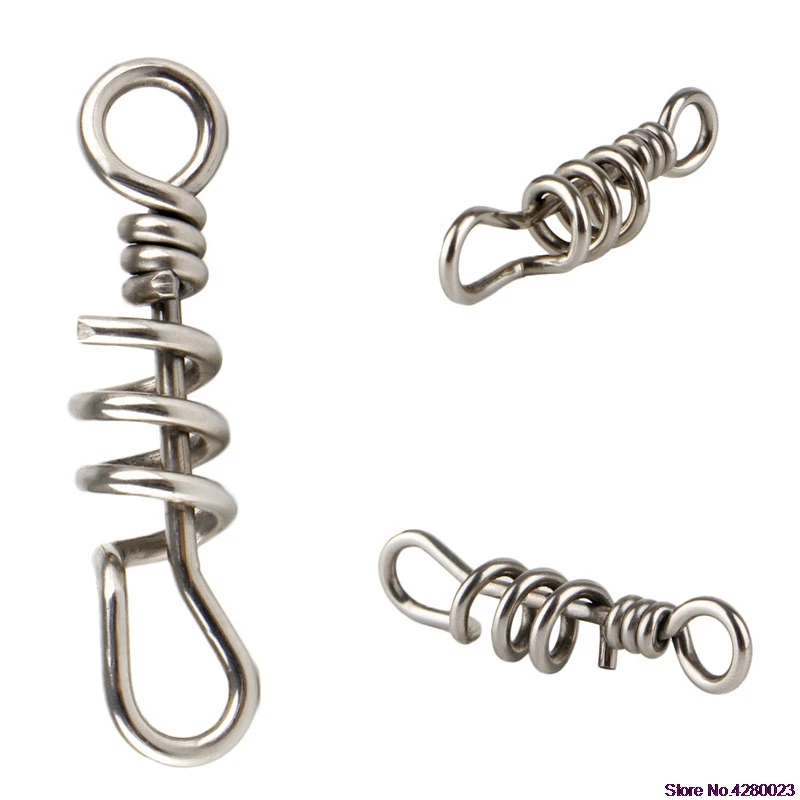 

2019 New Soft Lure Baits Hook Pin Spring Fixed Lock Fishing Screw Needle Soft Worm Swivel Tools