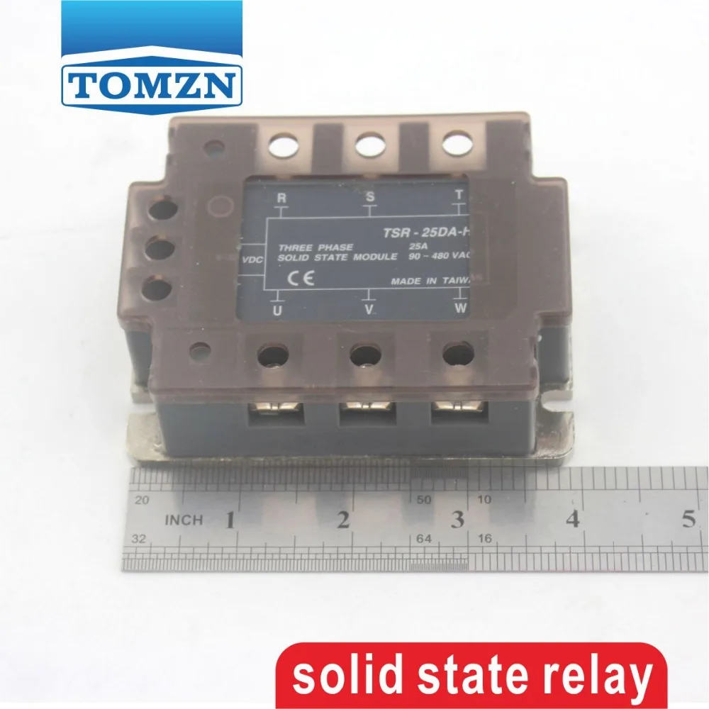 40DA TSR-40DA Three-phase SSR input 4-32V DC load 24-380V AC single phase AC solid state relay