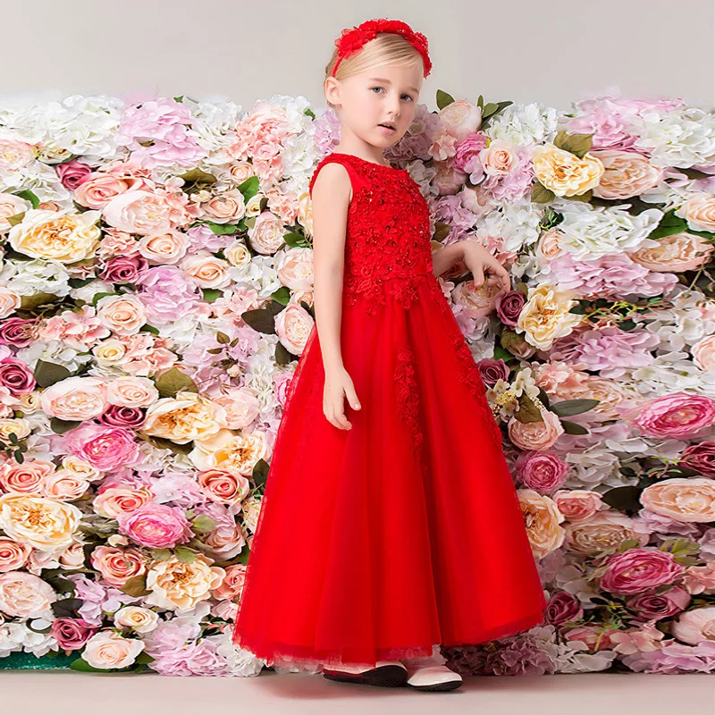 Новое поступление красивые платья для девочек с цветами платье маленьких