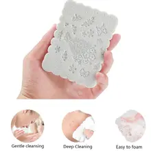 2 шт./компл. Однотонные Овальный прямоугольник губки глубокое очищение лица колодки массаж частиц мытья лица слойки Красота инструменты