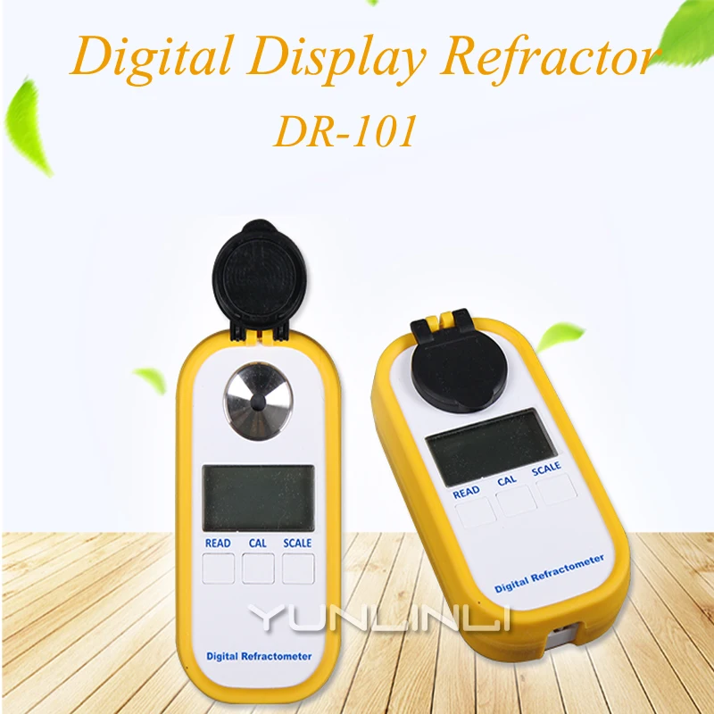 

Sugar Meter Digital Display Electronic Portable Fruit Drink Sweetness Concentration Measuring Instrument for vegetable DR-101