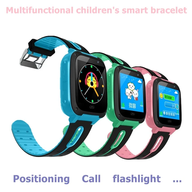 New color screen smart children bracelet GPS positioning call flashlight photo p New color screen smart children bracelet GPS positioning call flashlight photo p
