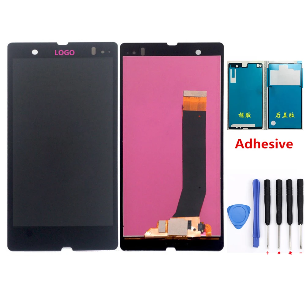 

For Sony Xperia Z L36H L36i C6606 C6603 C6602 C660X C6601 Touch Screen Digitizer + LCD Display Panel Module Assembly +Free Tools