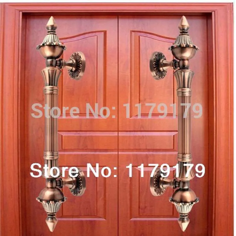 

350mm wood glass door pulls high quality antique zinc alloy KTV Office Hotel Factory Home wood door handles