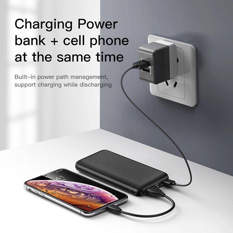 Внешний аккумулятор Baseus 20000 мА/ч для iPhone, samsung, huawei, Xiaomi, внешний аккумулятор 3A type C, PD3.0, быстрая зарядка, USB зарядное устройство, внешний аккумулятор