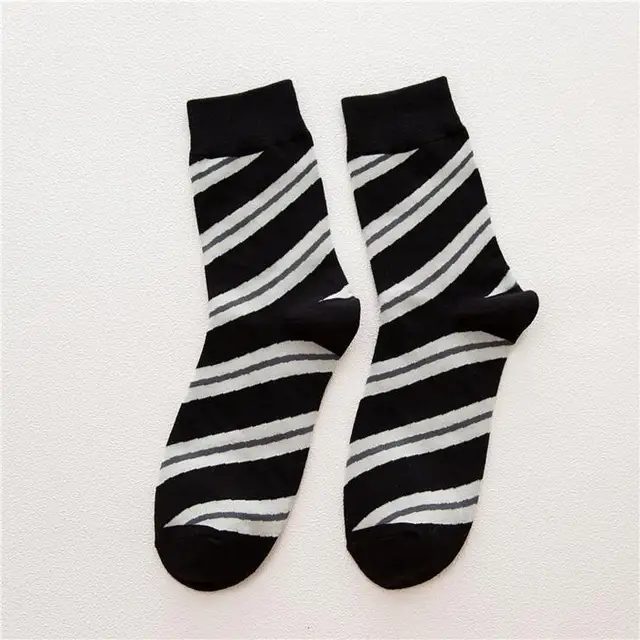 Buy 17 New Men's French personality twill Socks 5pairs Wholesale Autumn and