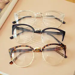 10 шт. прозрачный очковые оправы Анти-усталость для глаза кошки мужские очки женские oculos-де-грау masculino ретро винтажные очки