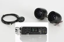 Motorcycle MP3 player,ATV audio music system support SD card,USB bluetooth 12V Motorbike amplifier with 3inch speakers