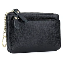 Carteira 100% Genuine Leather Women Wallet with Key Holders Famous Brand Design Zipper Coin Purses Factory Price Direct Selling Carteira 100% Genuine Leather Women Wallet with Key Holders Famous Brand Design Zipper Coin Purses Factory Price Direct Selling
