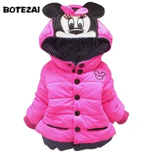 New 2017 baby kids coat for children,children outerwear & coats, girls winter Minnie coat,kids jackets,casual baby clothing